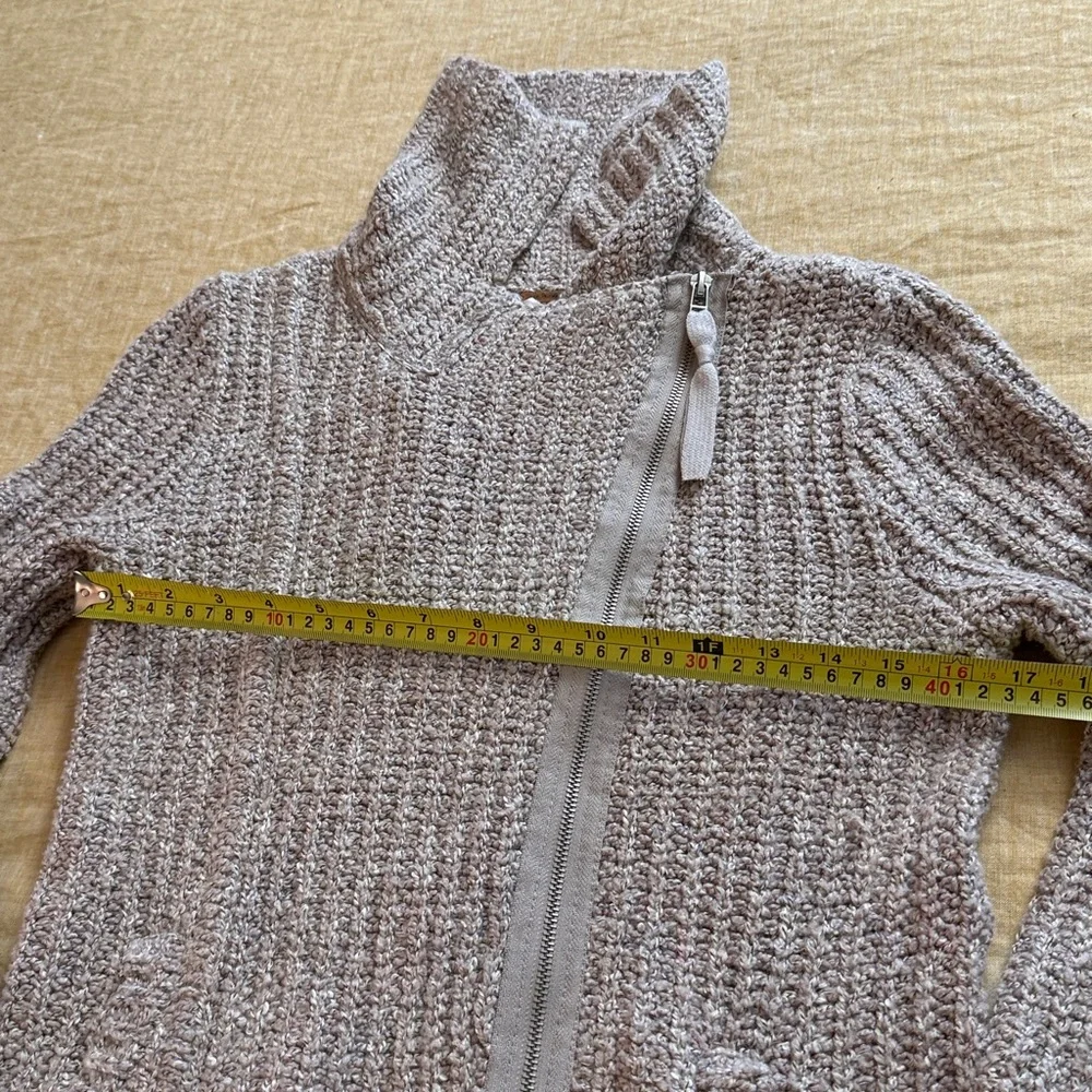 Free people moto jacket sweater - Picture 4 of 16